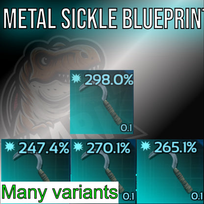 Metal Sickle Blueprints