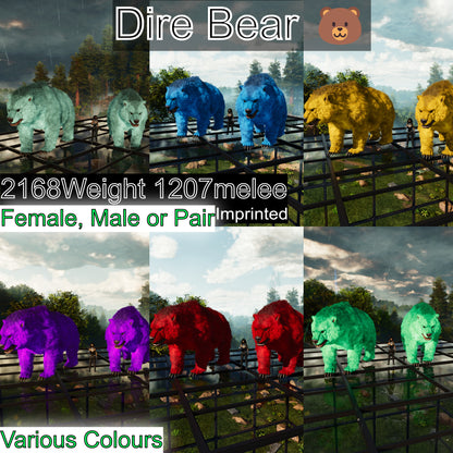Dire Bear Max Level 362