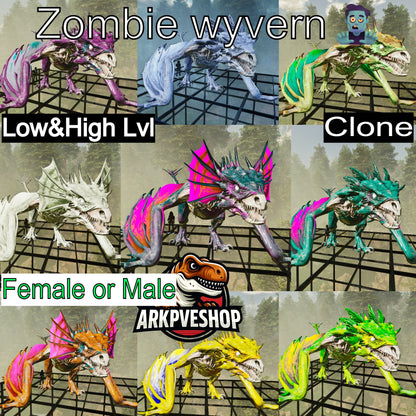 Zombie Wyvern - Clone / Event / High Level and Stats
