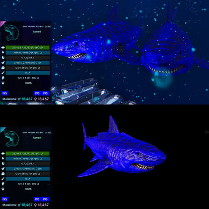 Megalodon Top Stats 362Lvl