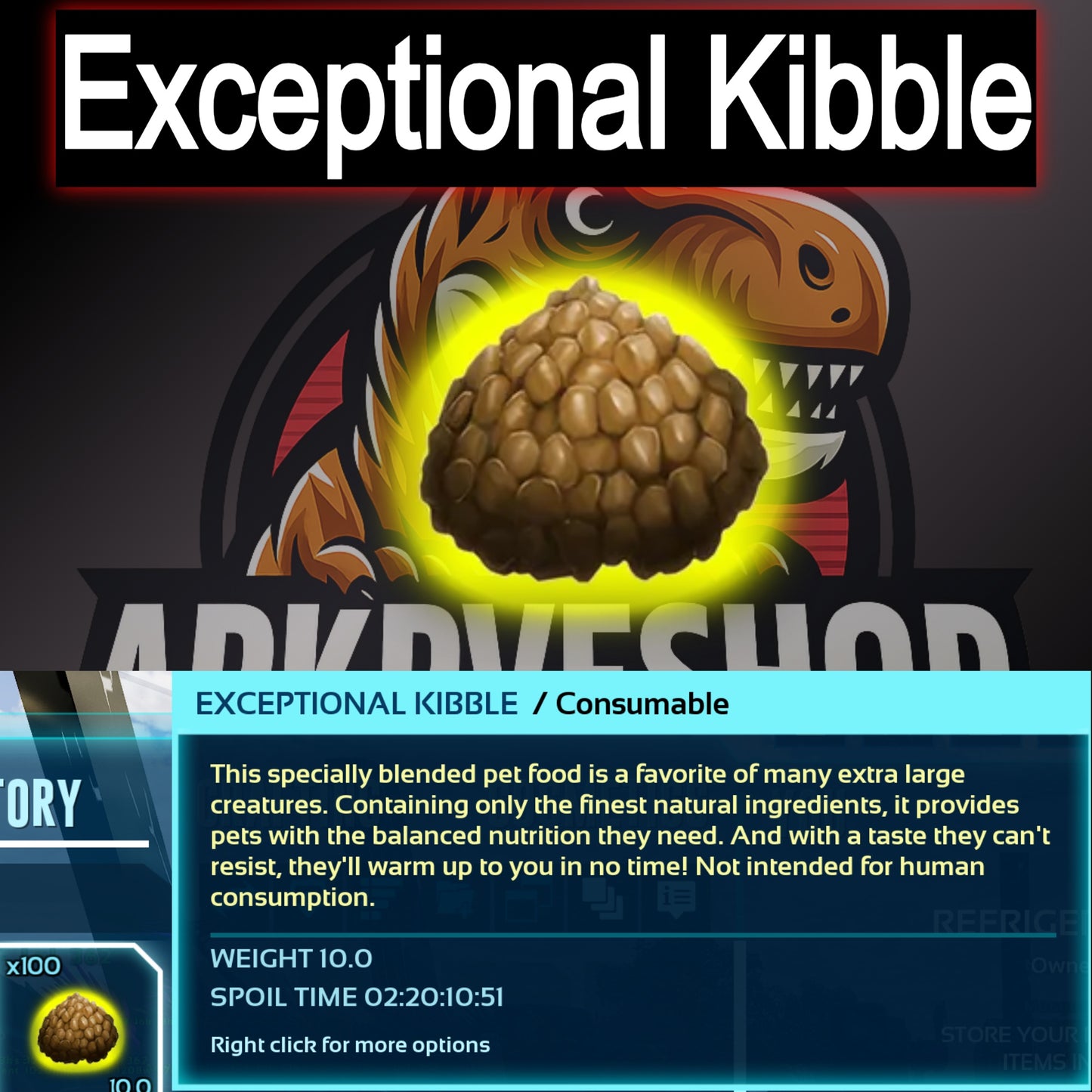 ARK Ascended Kitchen Soups, Stews, Kibbles