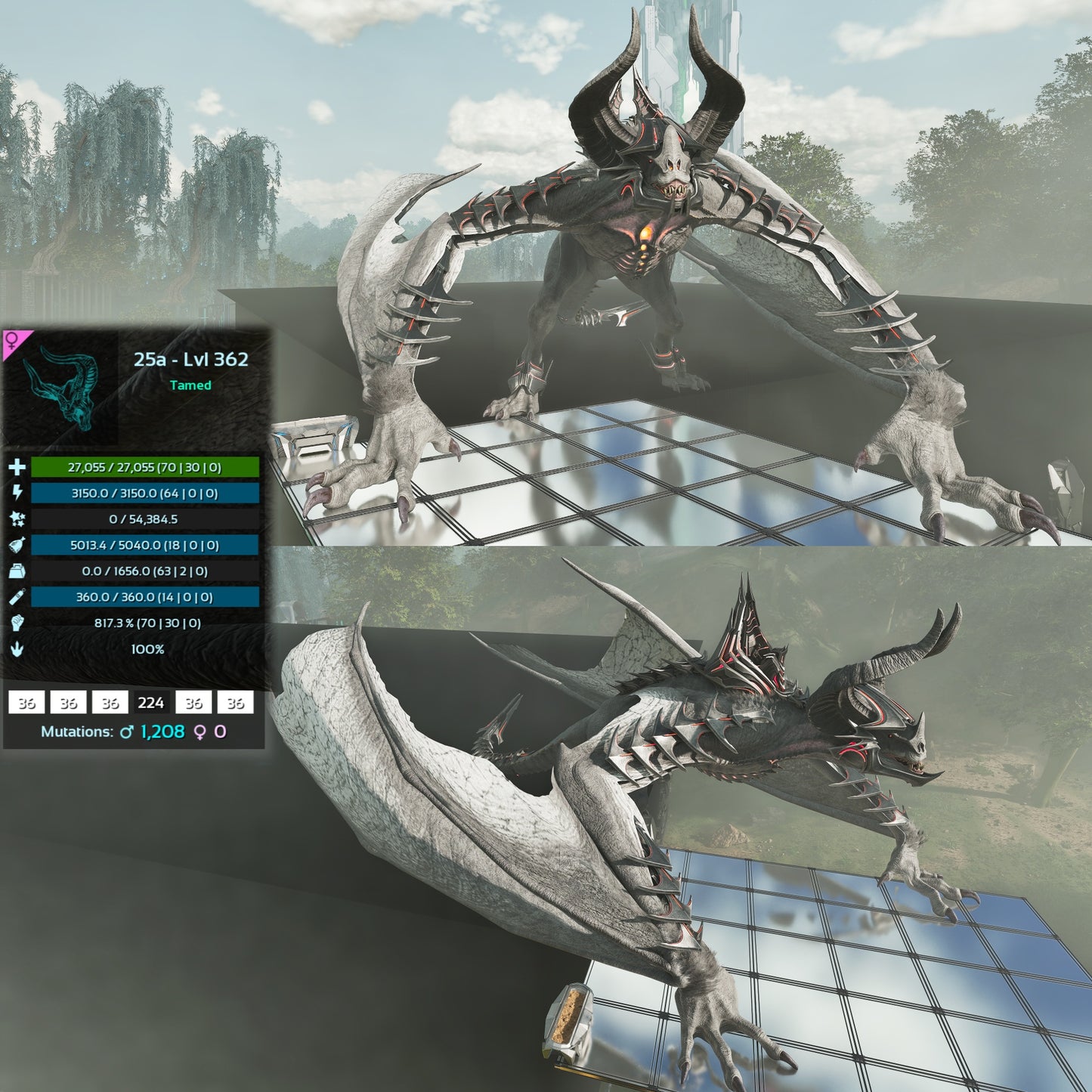 Gigadesmodus Adults best Stats include