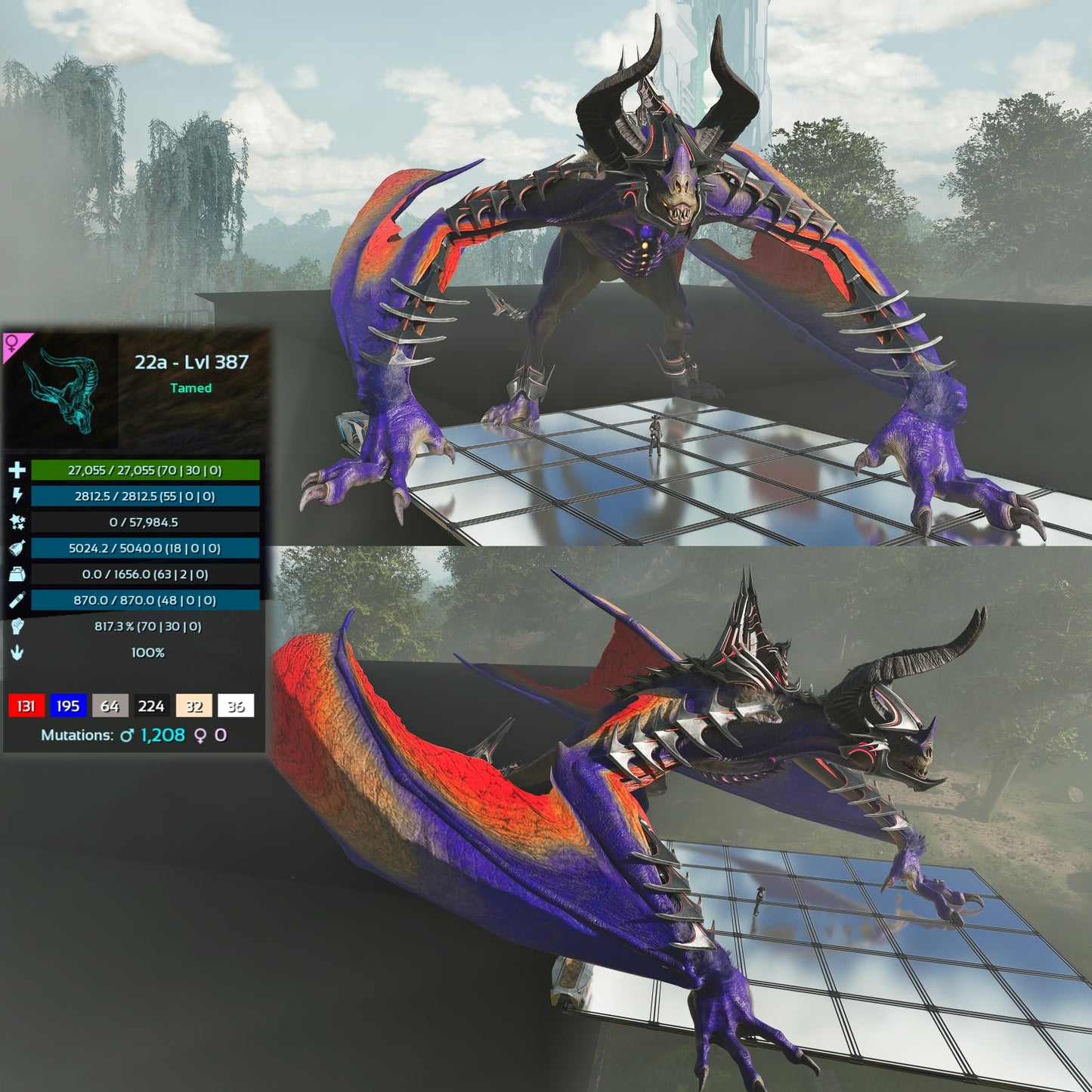 Gigadesmodus Adults best Stats include