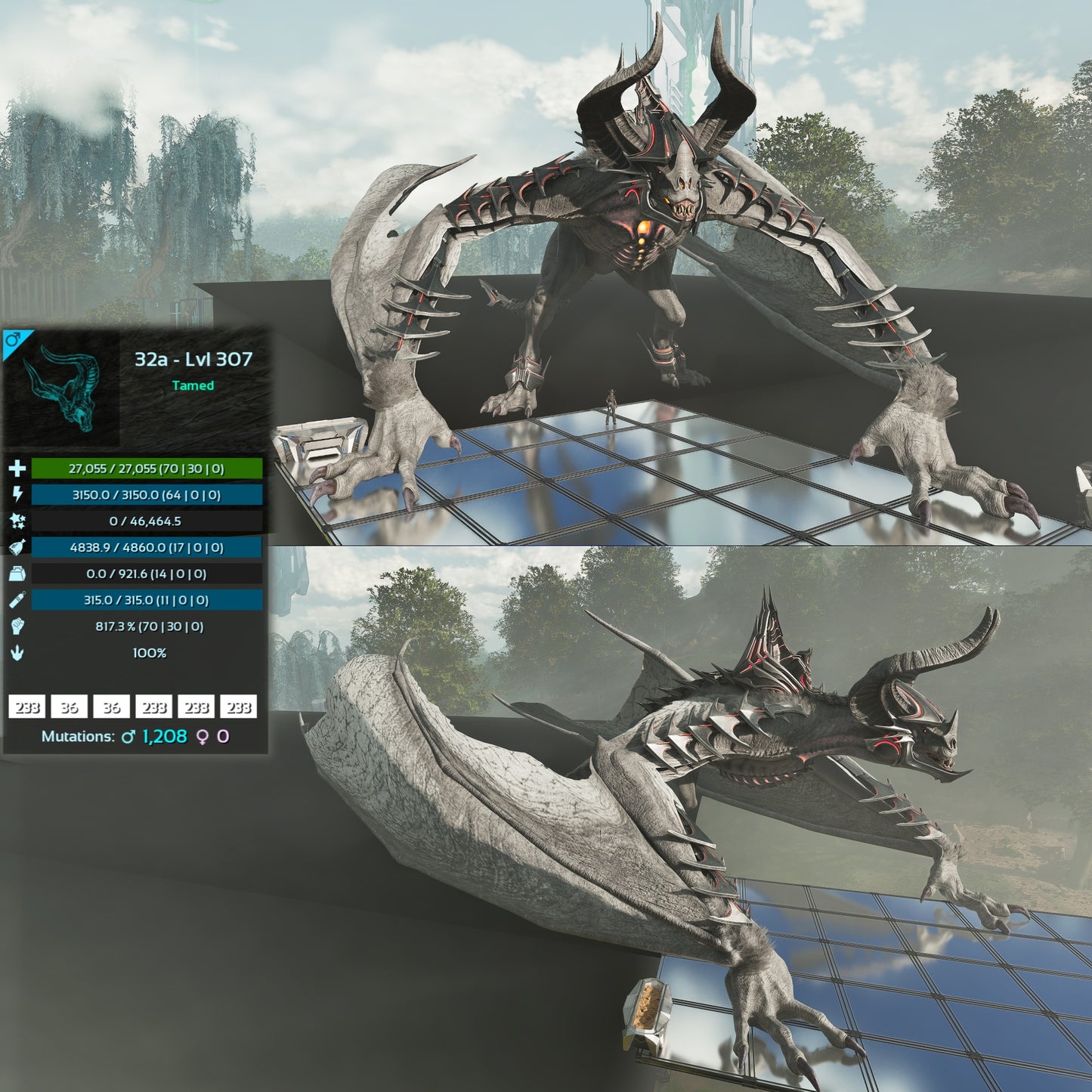 Gigadesmodus Adults best Stats include