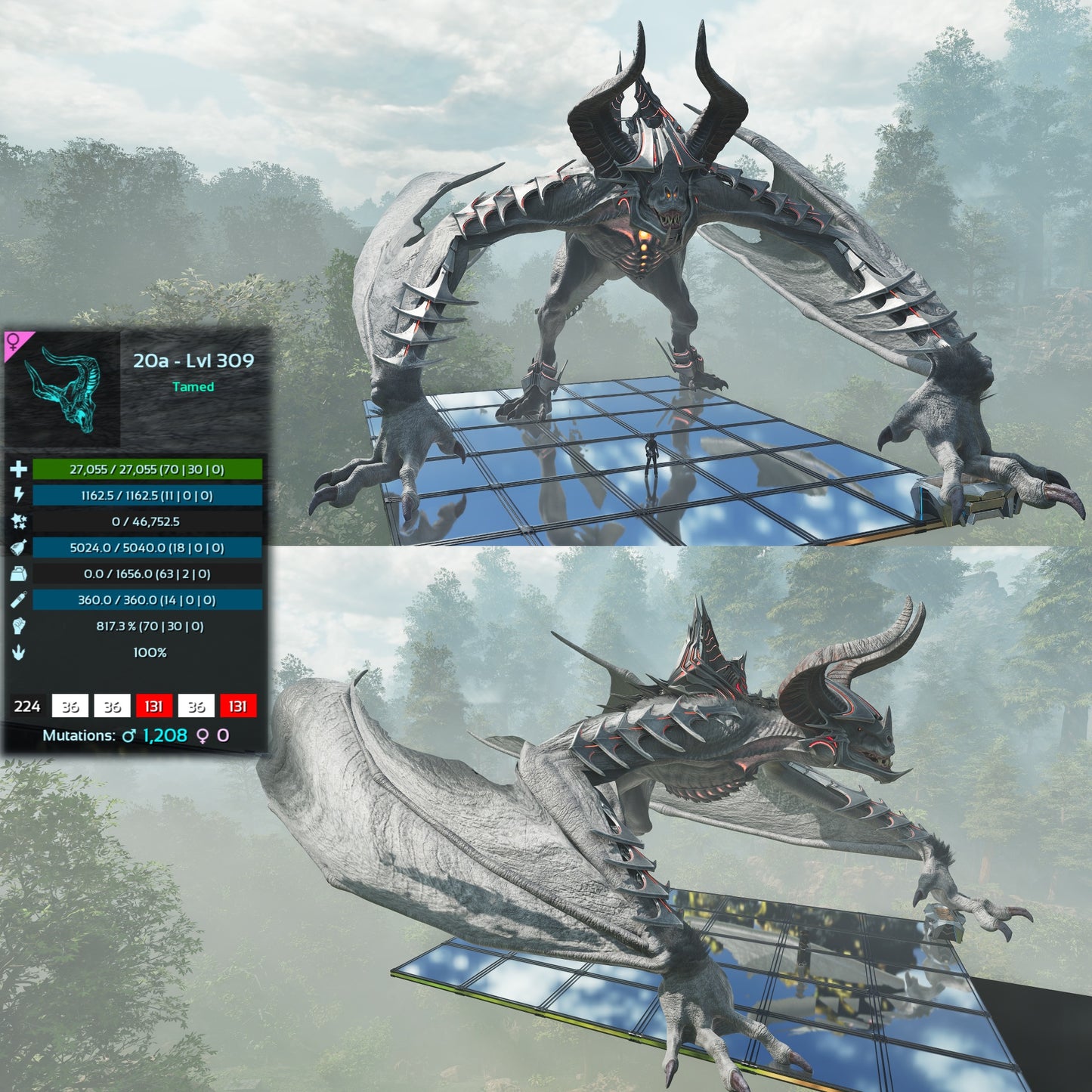 Gigadesmodus Adults best Stats include