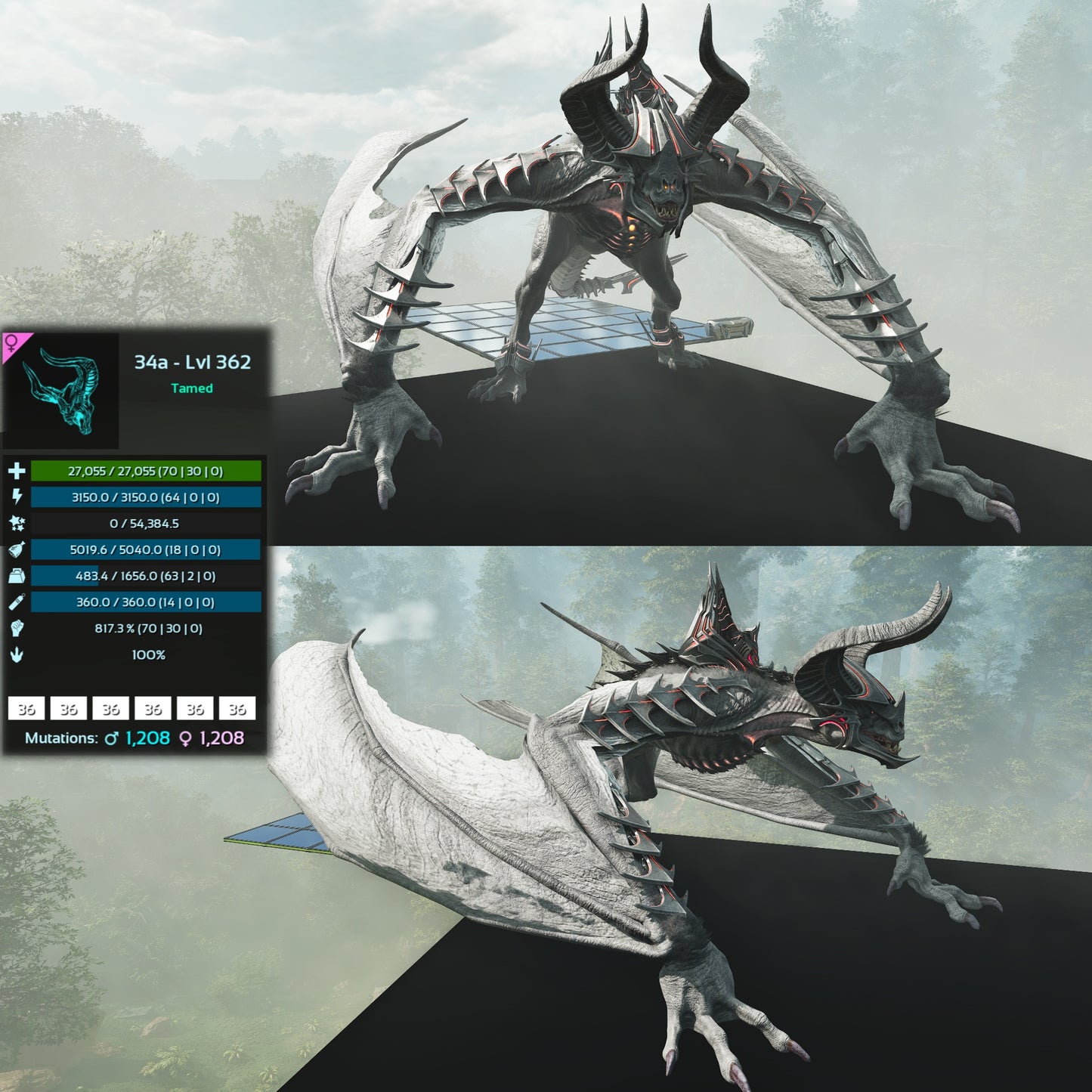 Gigadesmodus Adults best Stats include