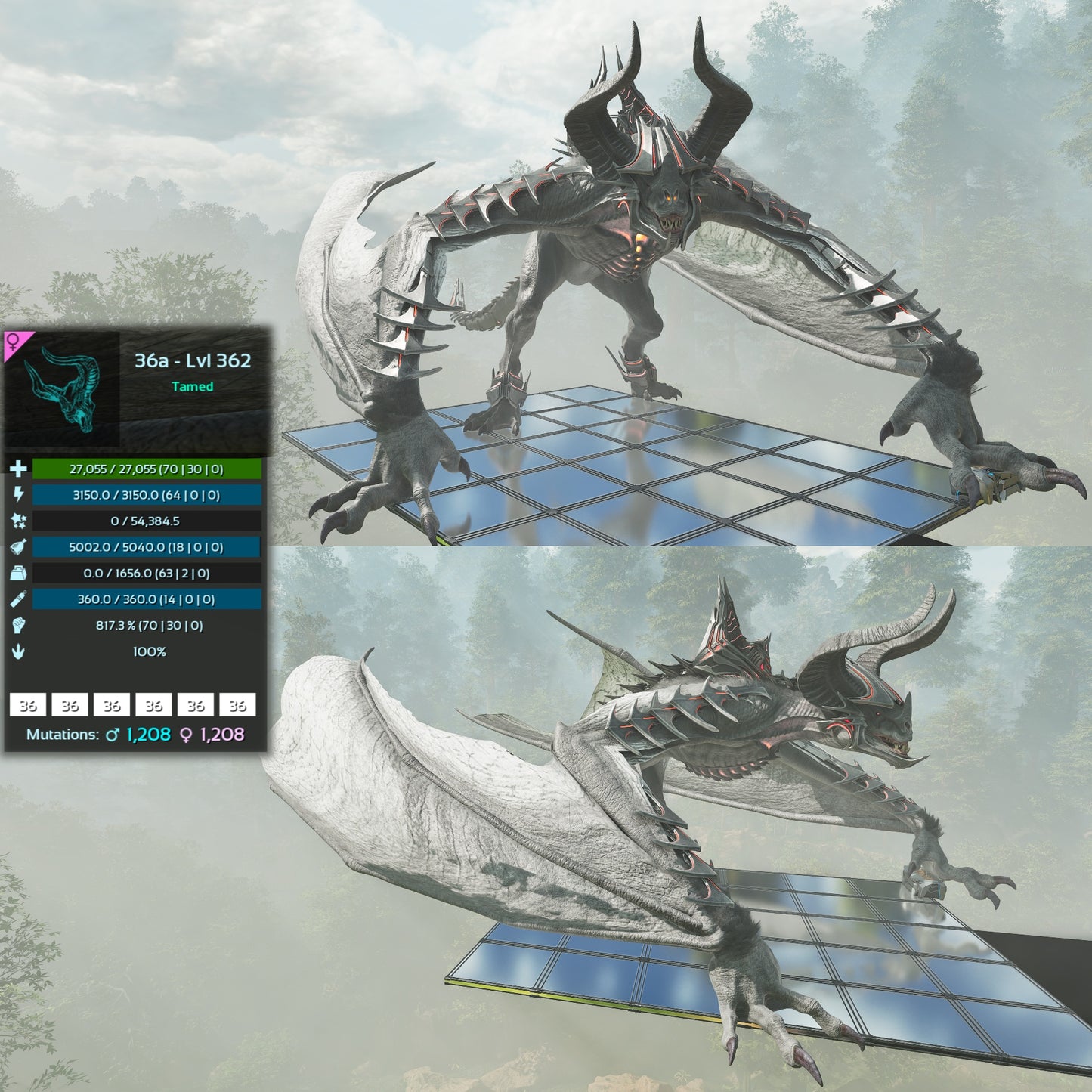 Gigadesmodus Adults best Stats include