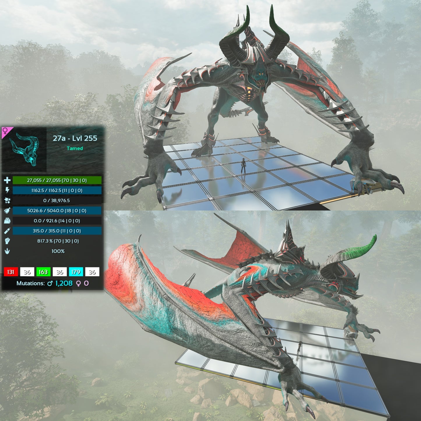 Gigadesmodus Adults best Stats include