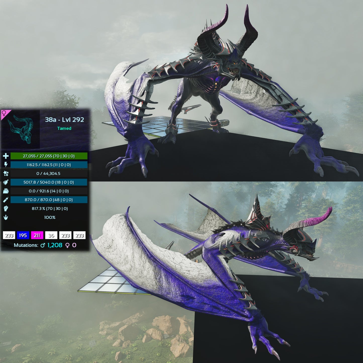 Gigadesmodus Adults best Stats include