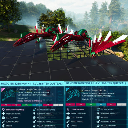 Tek Quetzal Level 363