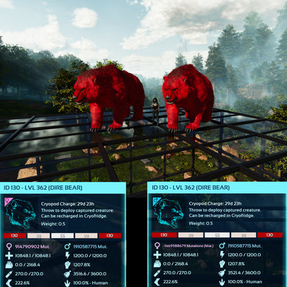 Dire Bear Max Level 362