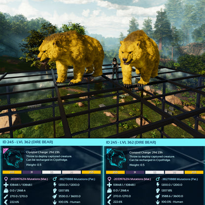 Dire Bear Max Level 362