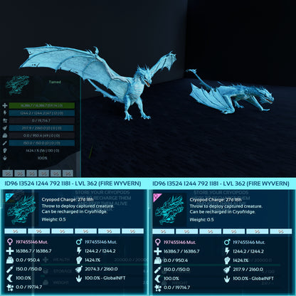 Fire Wyvern Max Level 362 / TOP STATS / Solids