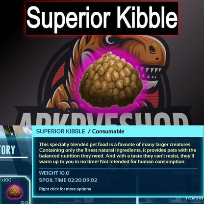ARK Ascended Kitchen Soups, Stews, Kibbles