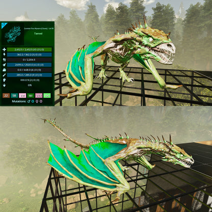 Zombie Wyvern - Clone / Event / High Level and Stats