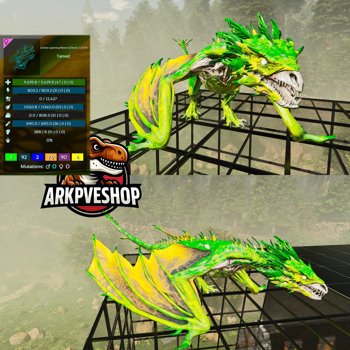 Zombie Wyvern - Clone / Event / High Level and Stats