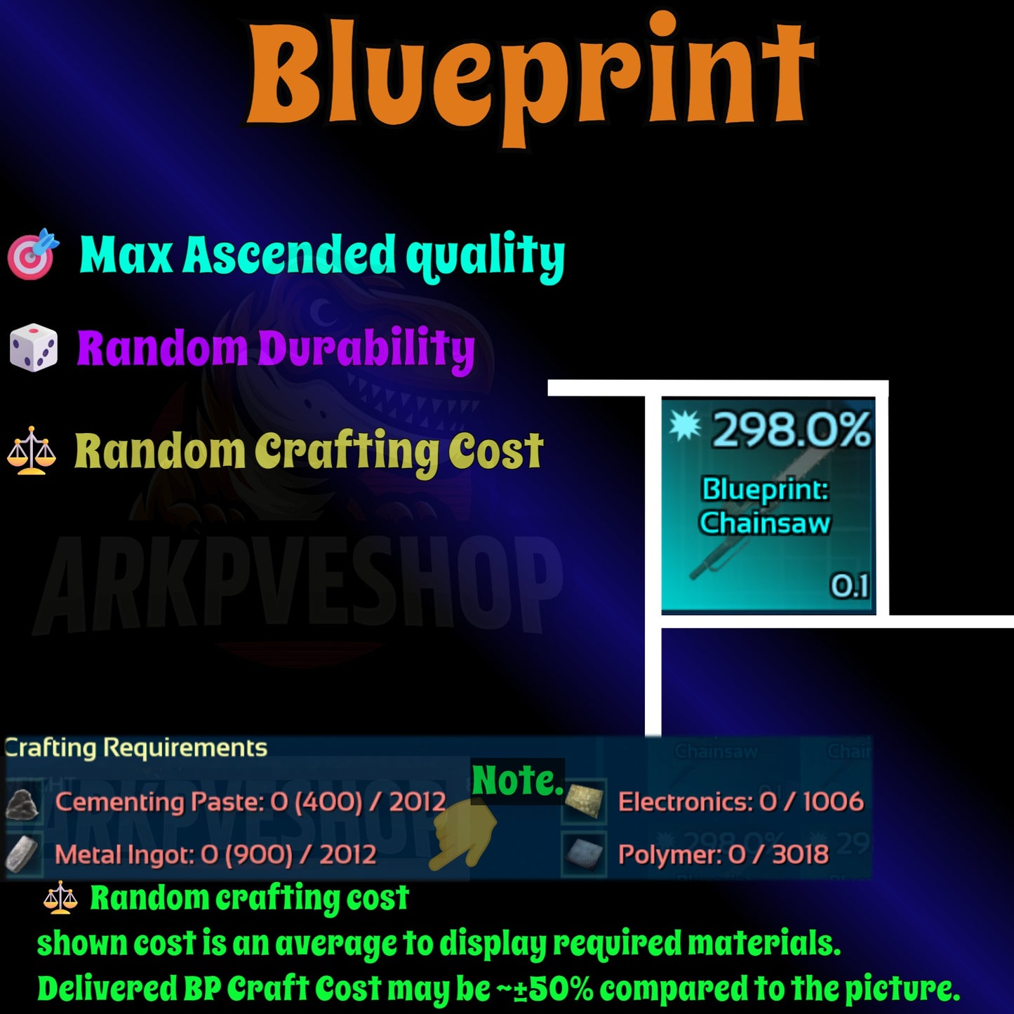 Blueprint s Bp Armour / Guns / Saddles
