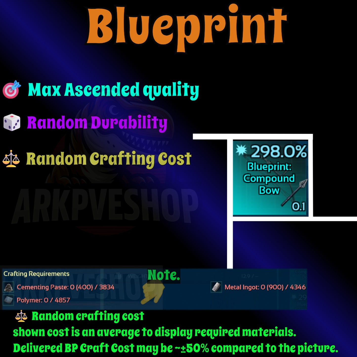 Blueprint s Bp Armour / Guns / Saddles