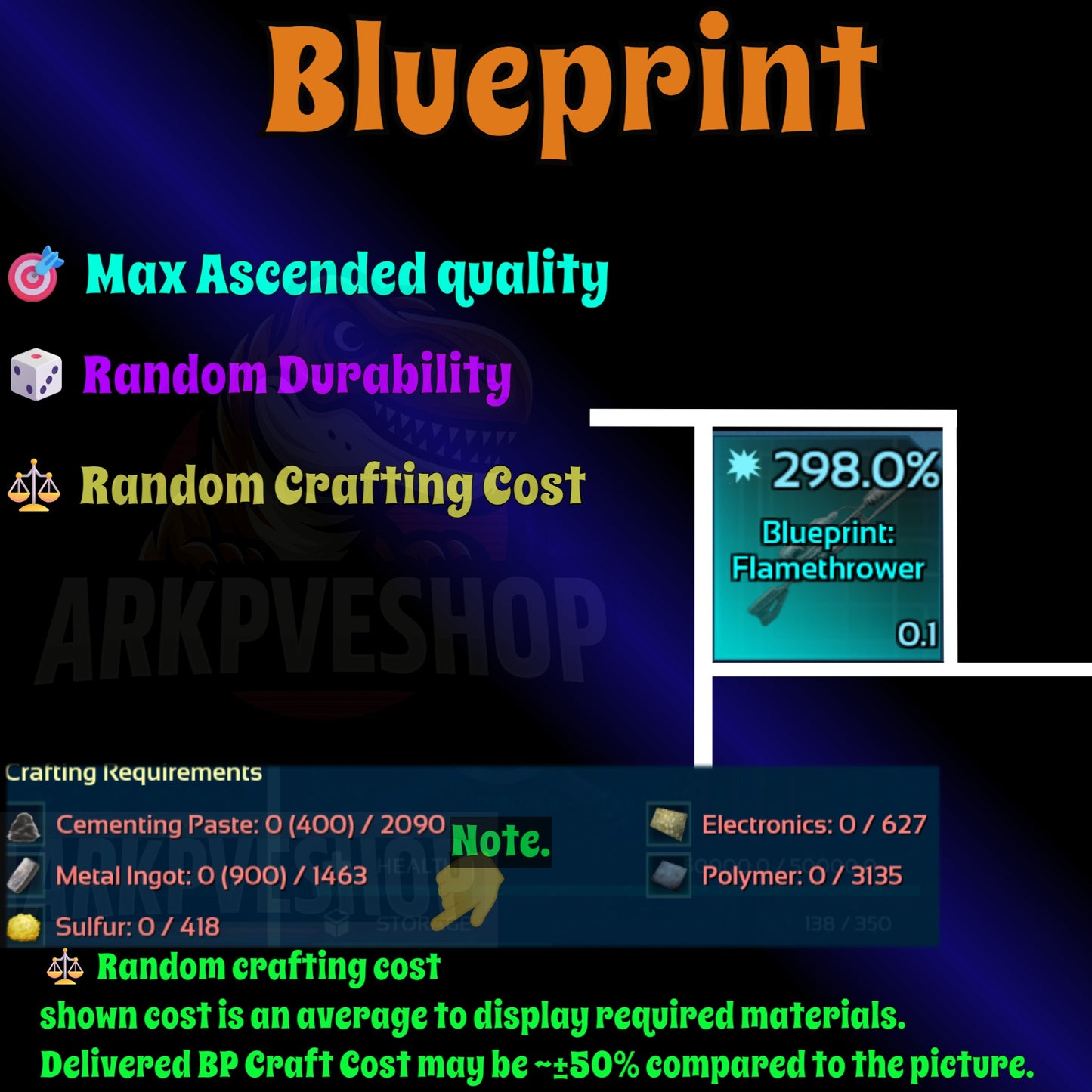 Blueprint s Bp Armour / Guns / Saddles
