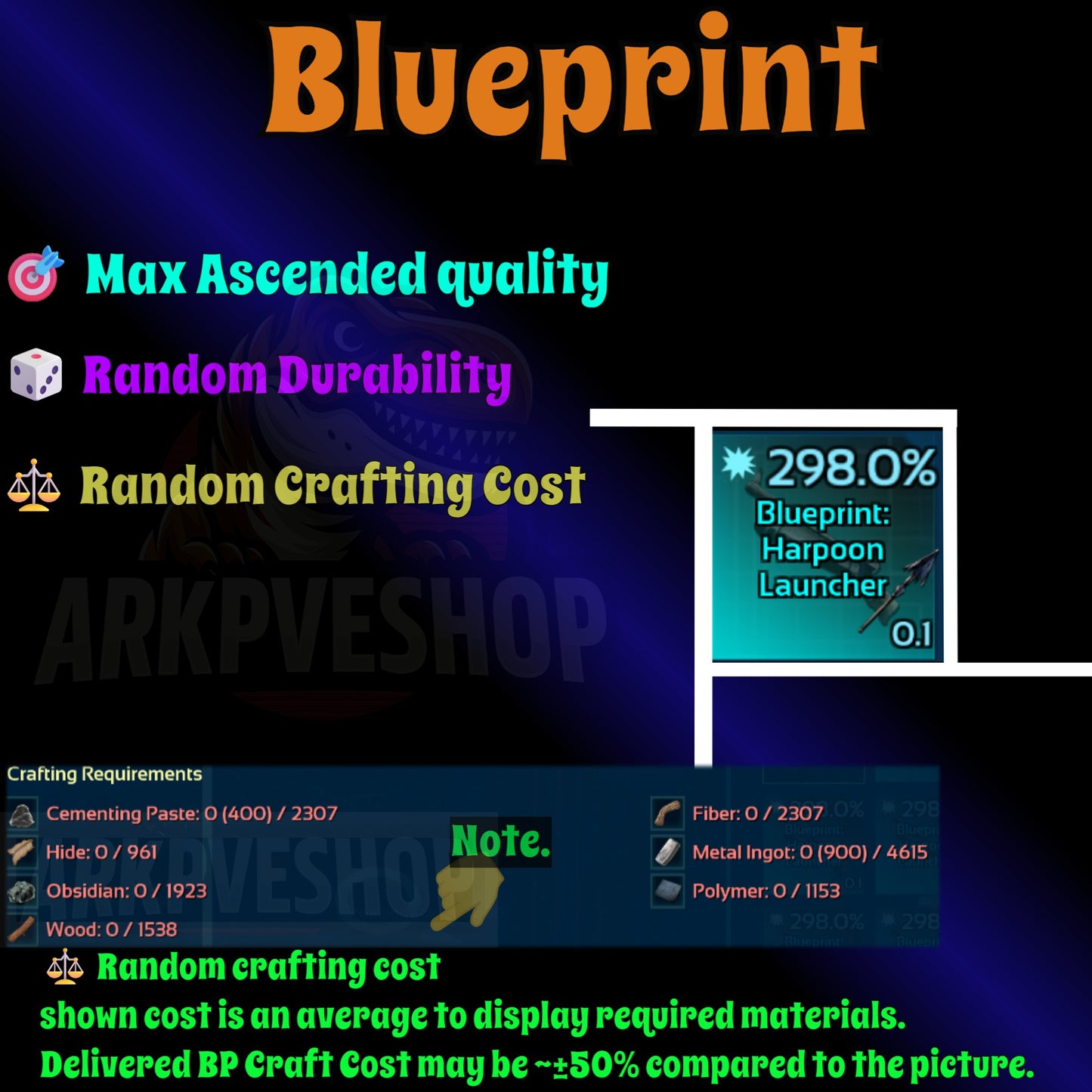 Blueprint s Bp Armour / Guns / Saddles