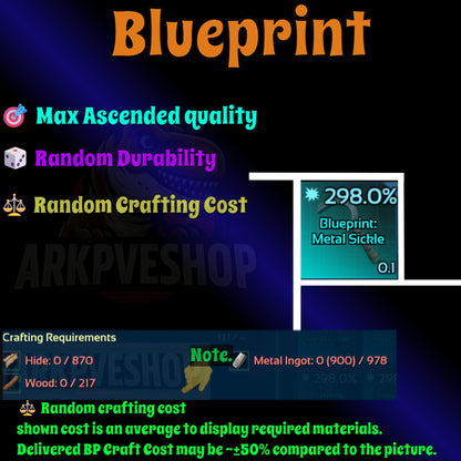 Blueprint s Bp Armour / Guns / Saddles