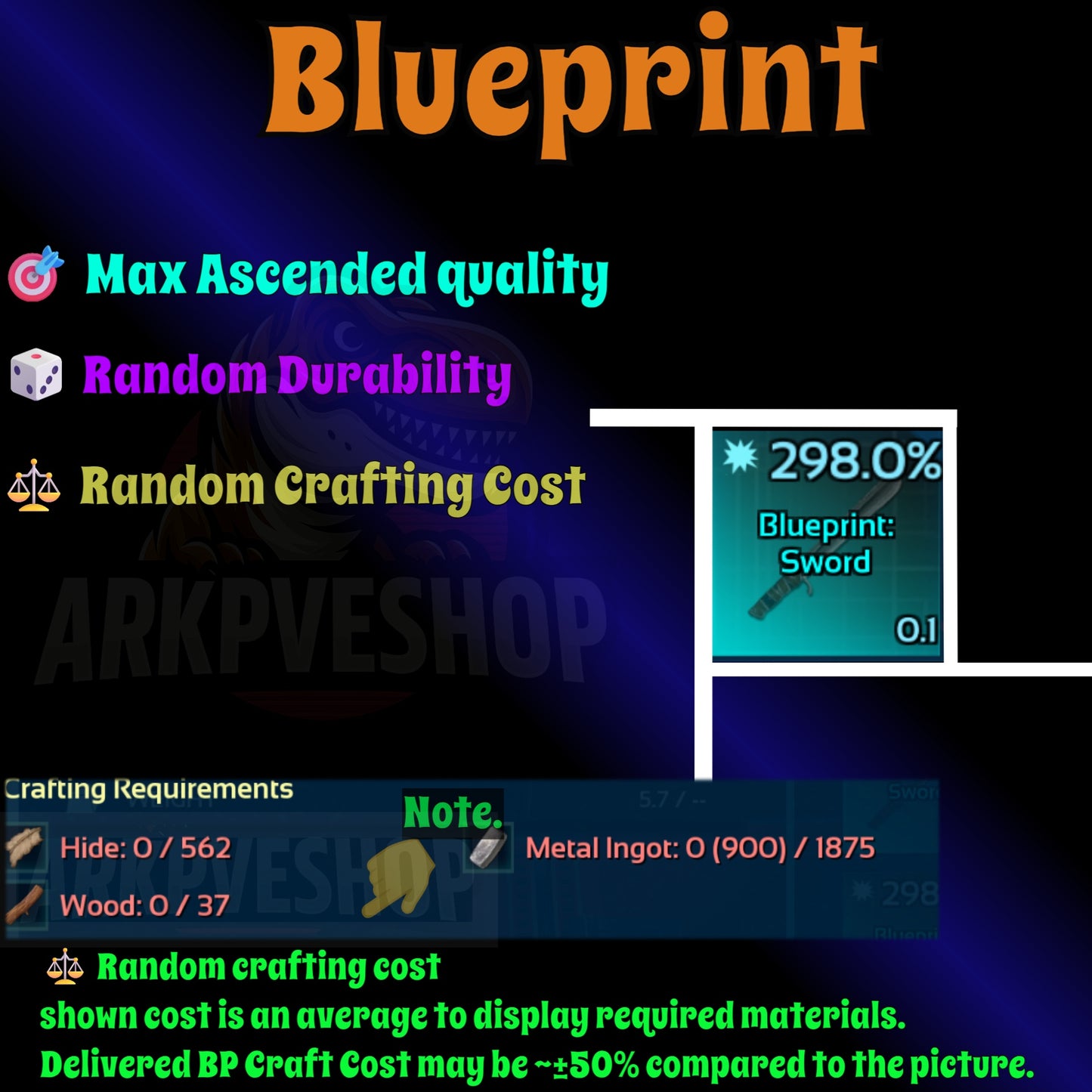 Blueprint s Bp Armour / Guns / Saddles