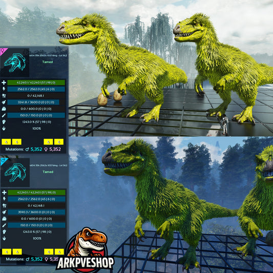 Yutyrannus 1243%Melee Ipmrinted Top Stats