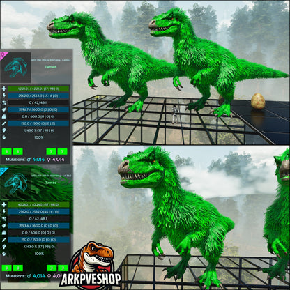 Yutyrannus 1243%Melee Ipmrinted Top Stats