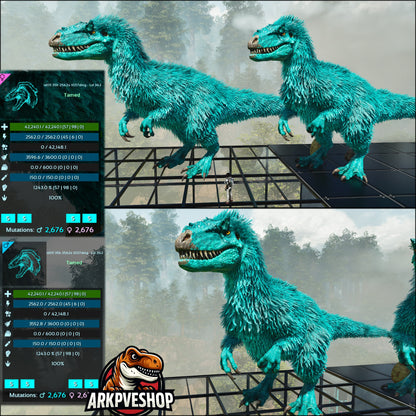 Yutyrannus 1243%Melee Ipmrinted Top Stats