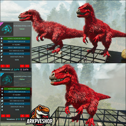 Yutyrannus 1243%Melee Ipmrinted Top Stats