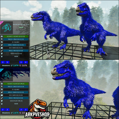 Yutyrannus 1243%Melee Ipmrinted Top Stats