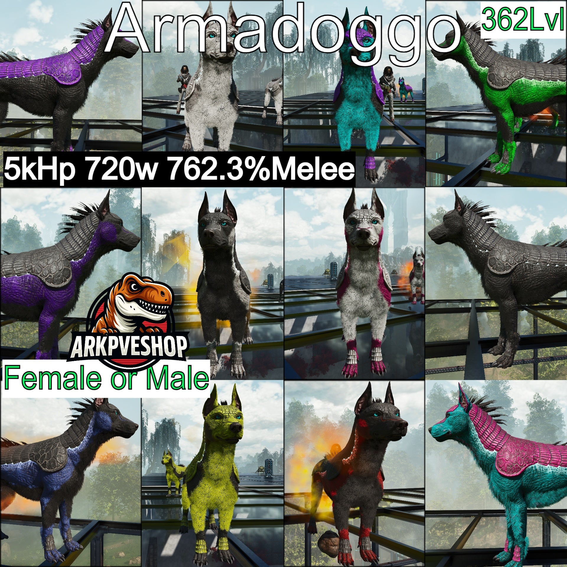 My Ark Ascended official PVE Buy Dino Items Structures