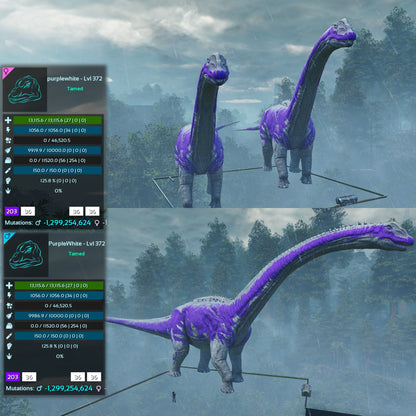 Brontosaurus Top Weight Lvl 372
