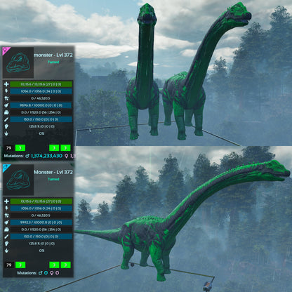 Brontosaurus Top Weight Lvl 372