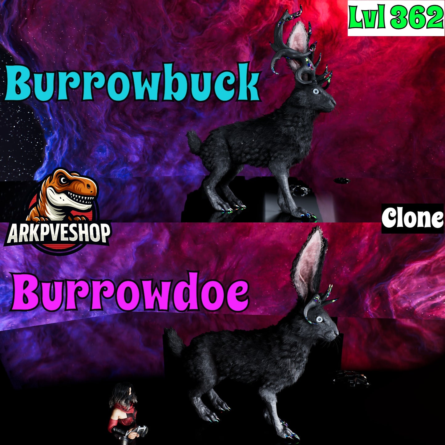 Burrowbuck / Burrowdoe Lvl 362 Clone