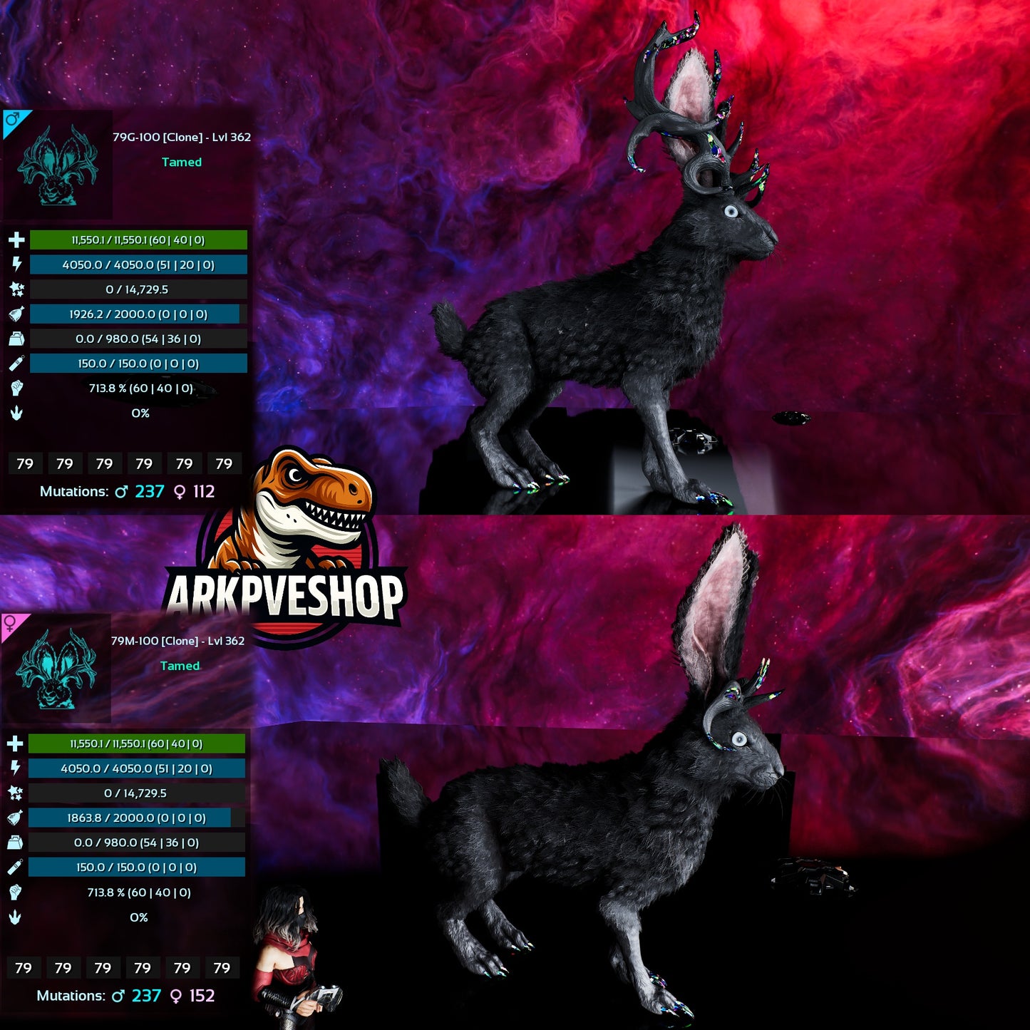 Burrowbuck / Burrowdoe Lvl 362 Clone