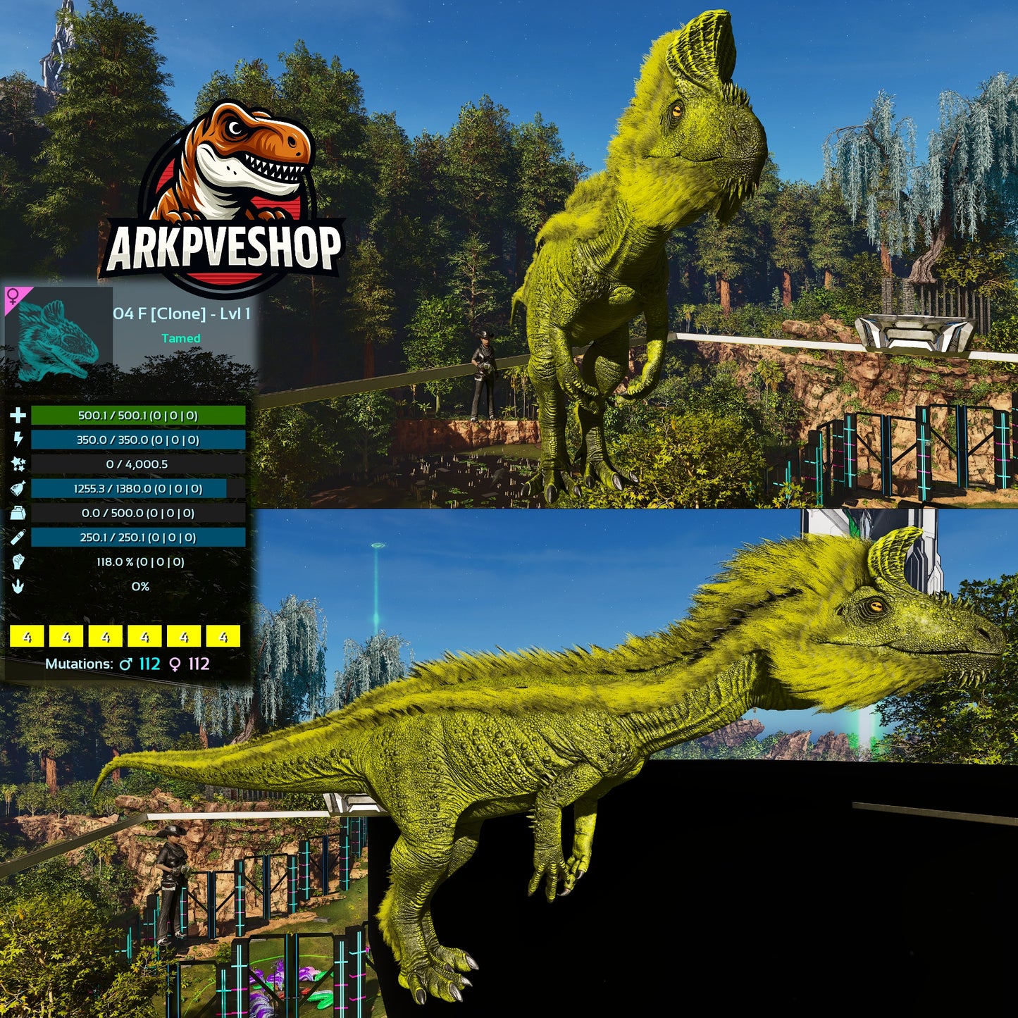 Cryolophosaurus Lvl 1 Clone