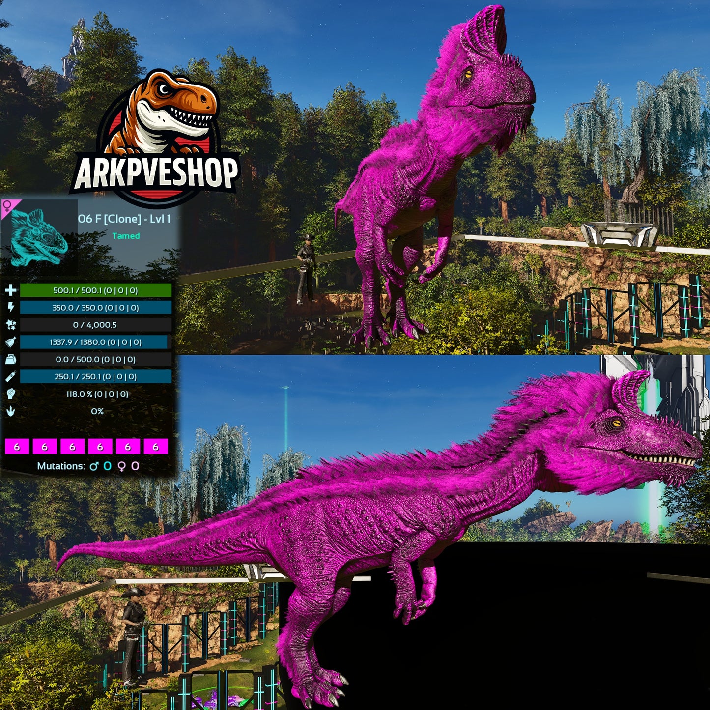 Cryolophosaurus Lvl 1 Clone