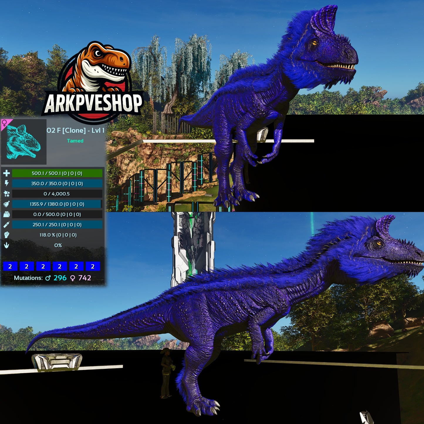 Cryolophosaurus Lvl 1 Clone