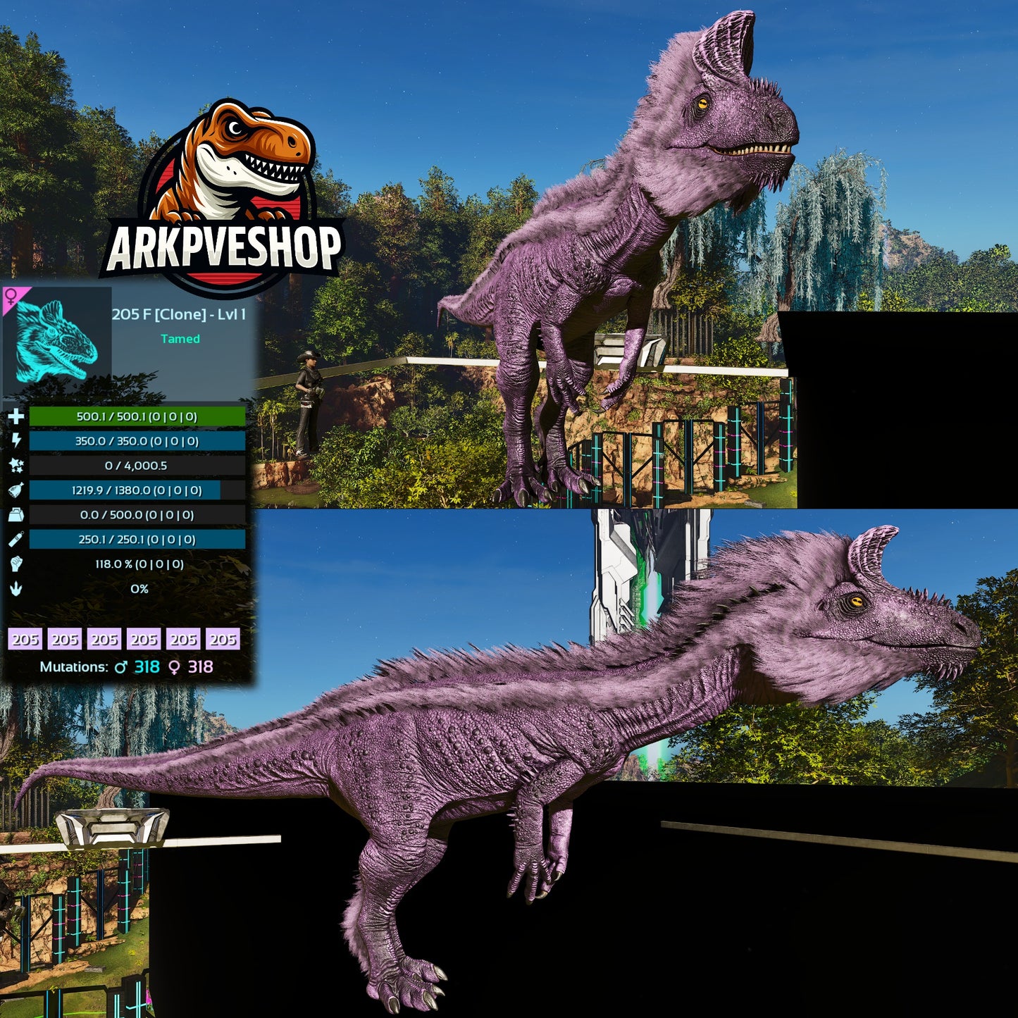 Cryolophosaurus Lvl 1 Clone