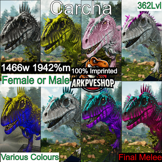 Carcharodontosaurus Carcha 1942%m Imprinted Mix Colours