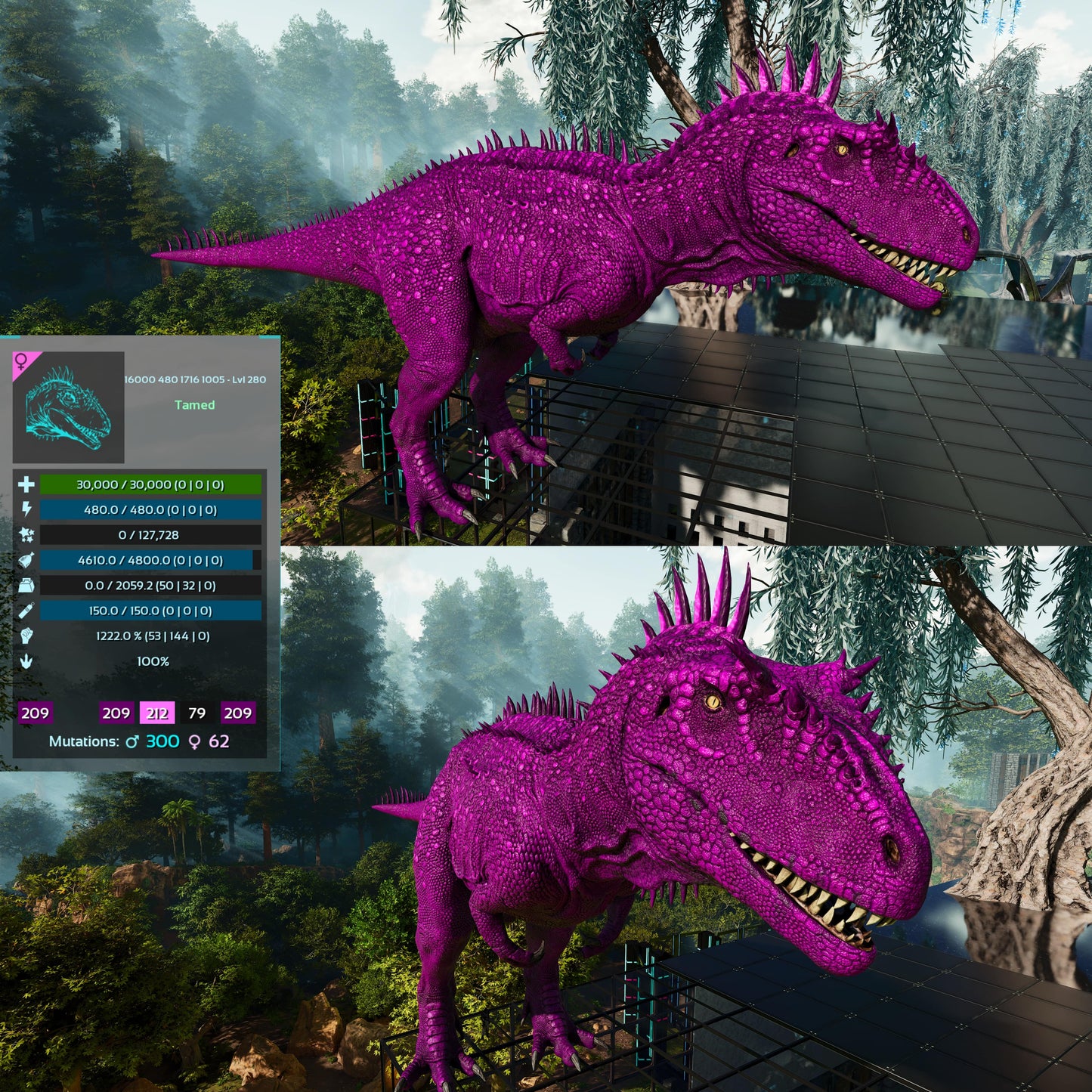 Carcharodontosaurus / Carcharo / Carcha 1222Dmg Imprinted