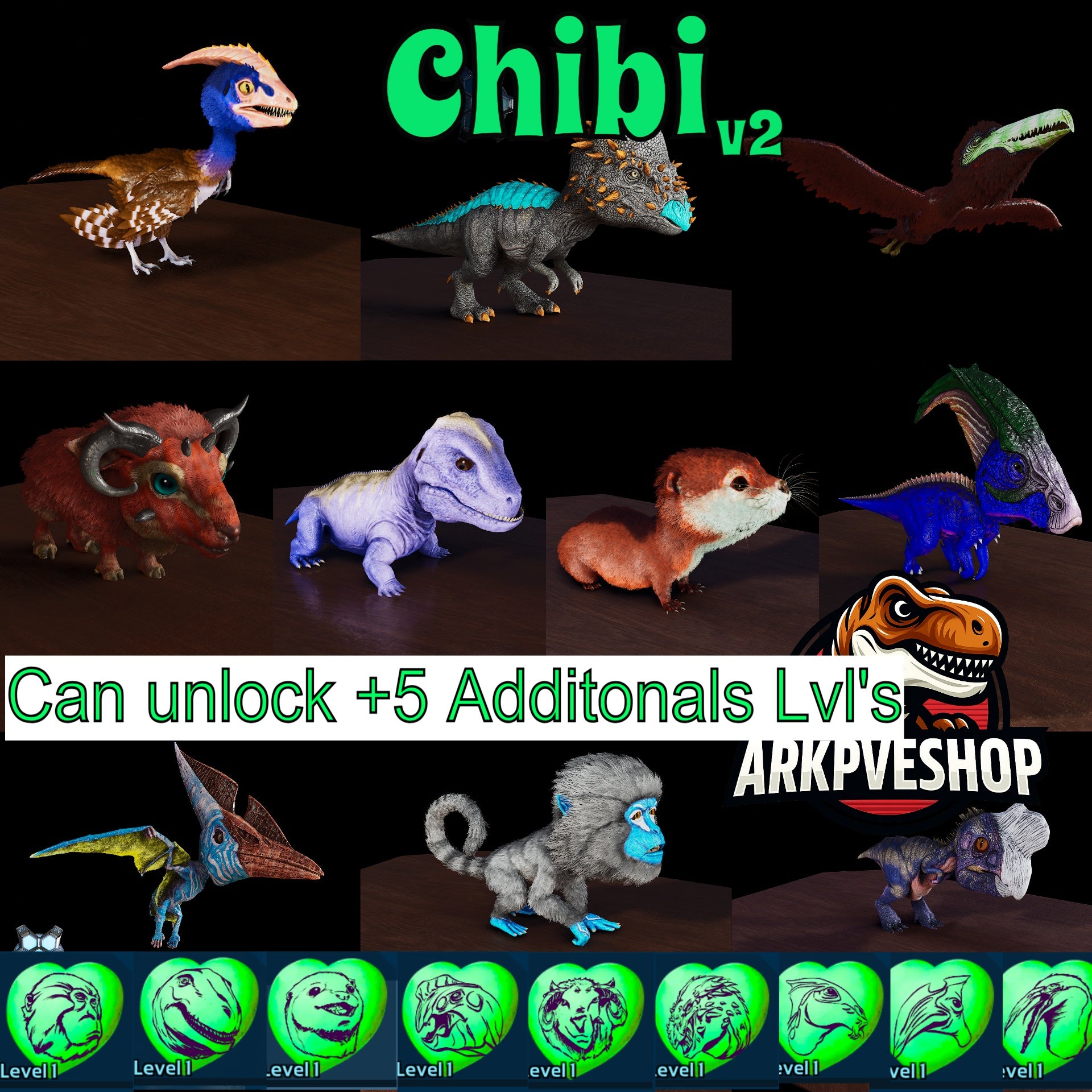 Chibi Pets V2 Common – My Ark Ascended