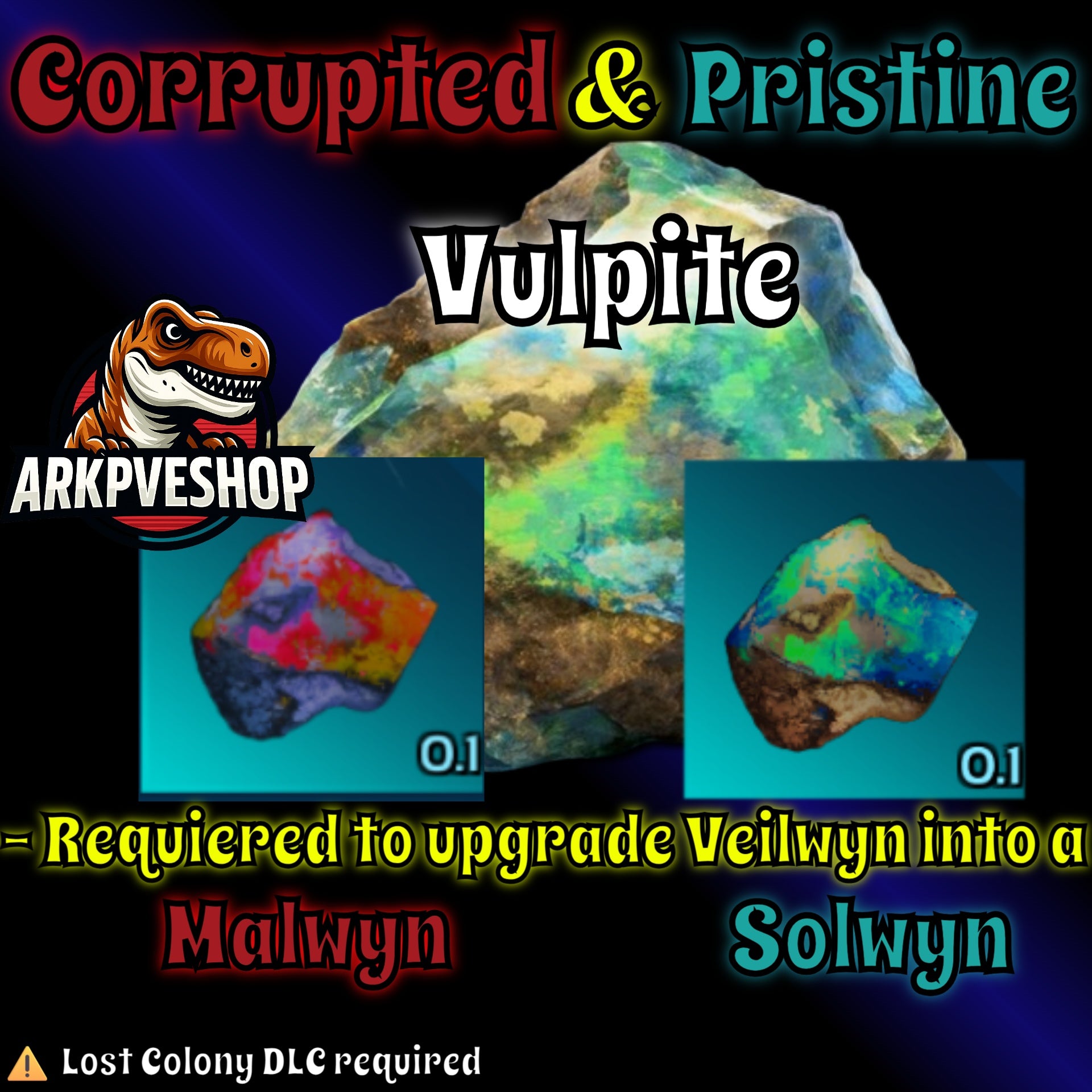 Pristine / Corrupted Vulpite Ark survival Ascended PVE – My Ark Ascended