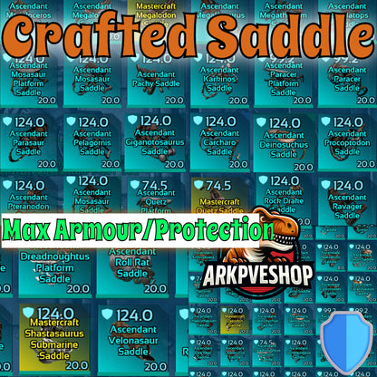Crafted Saddles Max Armour, Protection