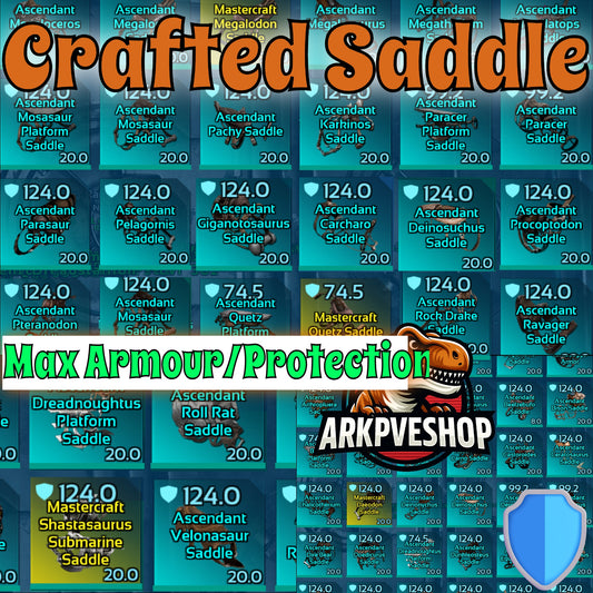 Crafted Saddles Max Armour, Protection