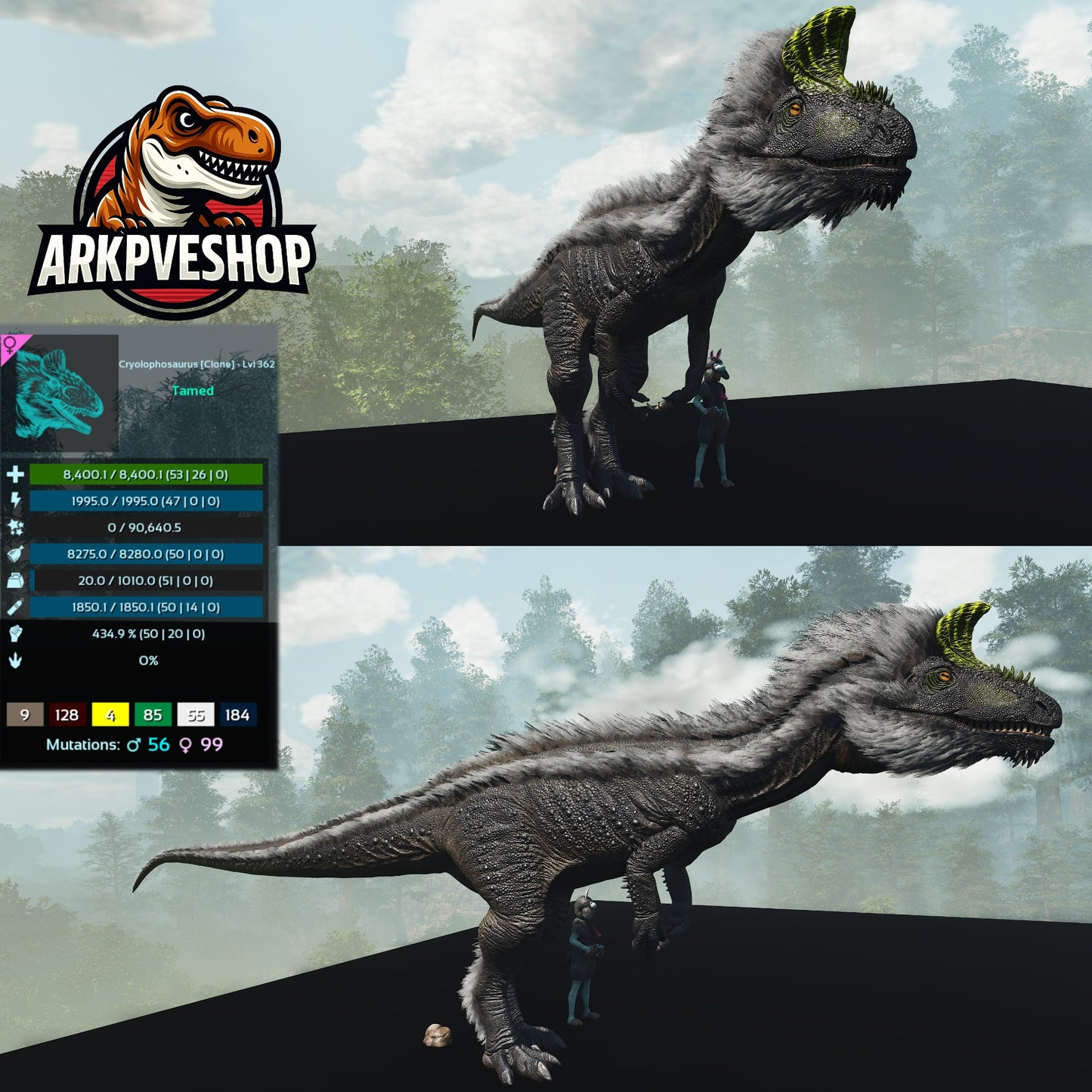 Cryolophosaurus High lvls Clone