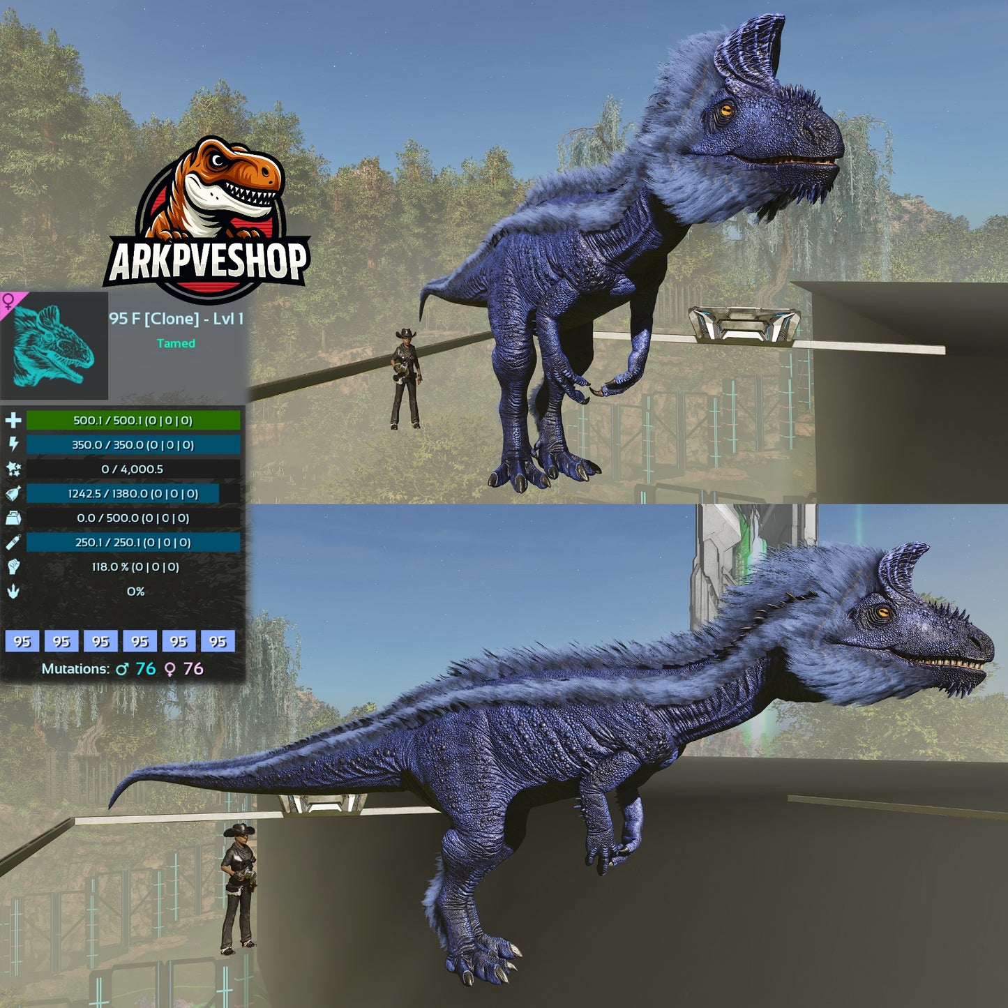 Cryolophosaurus Lvl 1 Clone