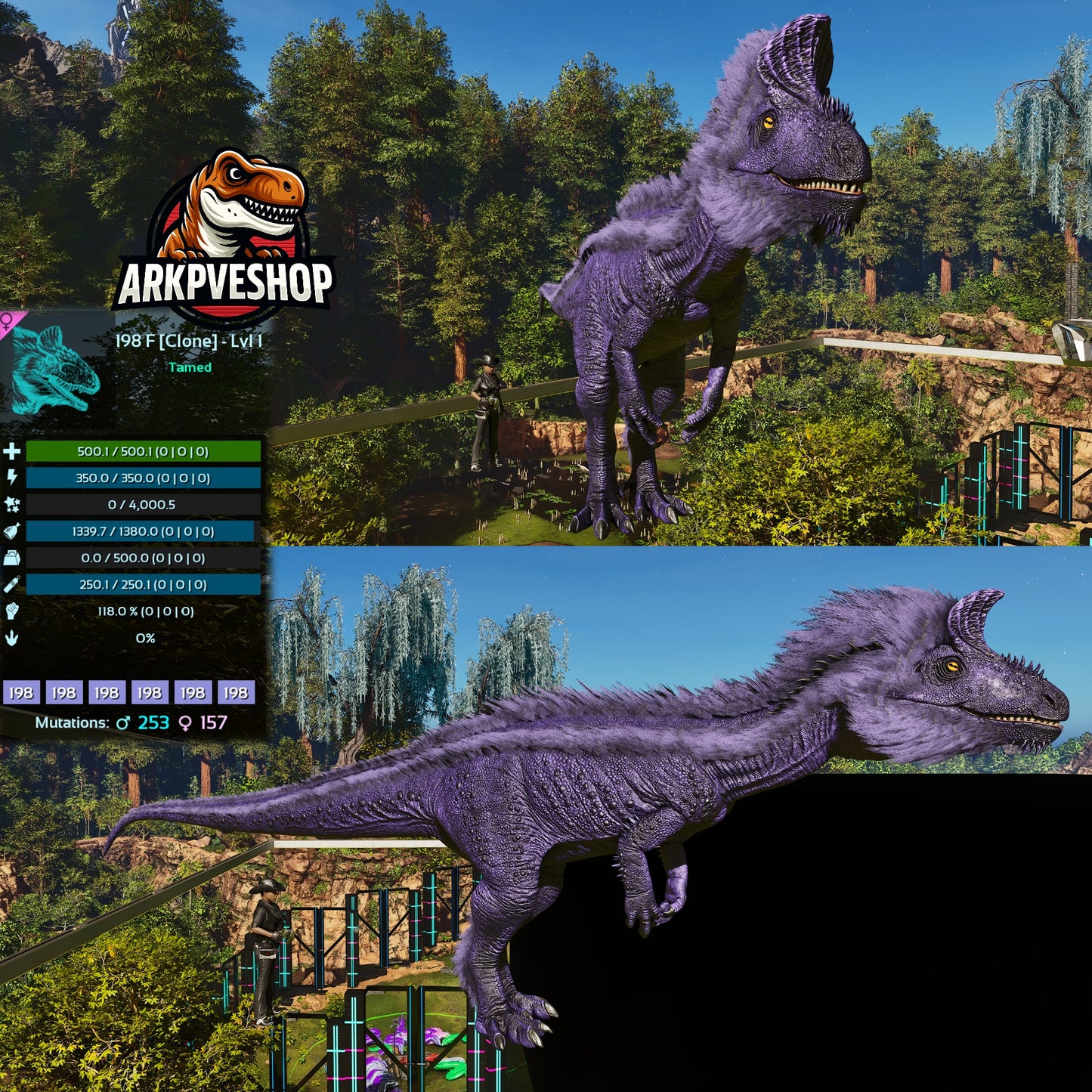 Cryolophosaurus Lvl 1 Clone