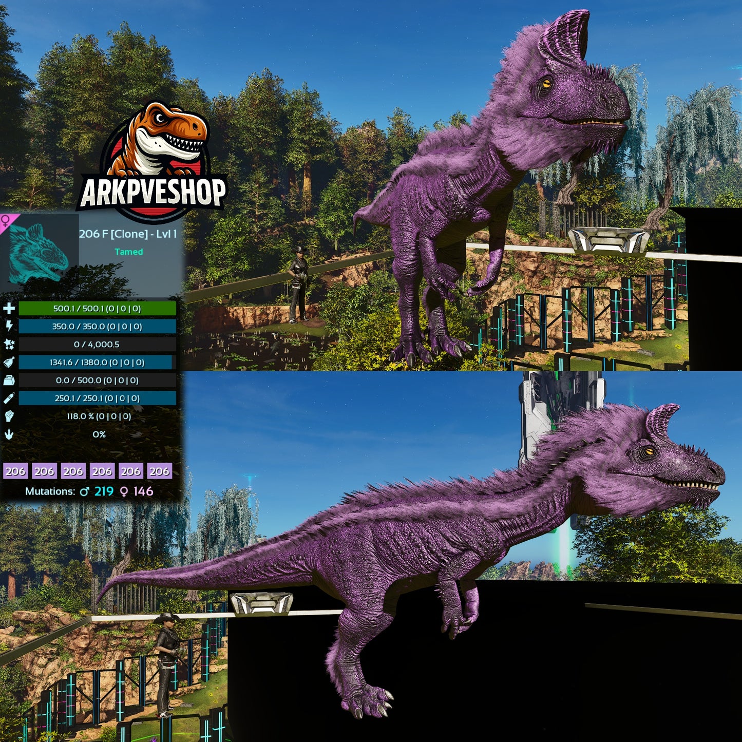 Cryolophosaurus Lvl 1 Clone